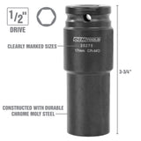 OEMTOOLS 25276 6 Piece Crank Bolt Socket Set Additional Image 4