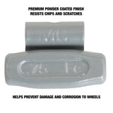 OEMTOOLS 23220 0.75 Oz. MC Style Steel Wheel Weight - 1 Box of 25 Additional Image 3