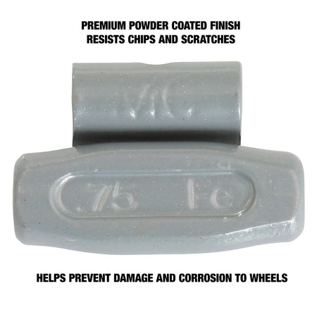 OEMTOOLS 23220 0.75 Oz. MC Style Steel Wheel Weight - 1 Box of 25 Additional Image 3