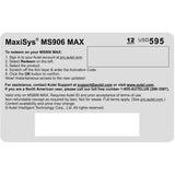 Autel MS906MAX 1 Year Update Service Card Additional Image 2