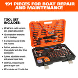 GreatNeck MS191 Mariner's Tool Set (191 Piece) Additional Image 1