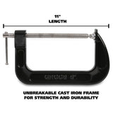 GreatNeck QRCC6 Quick Release C-Clamp (6 Inch) Additional Image 1