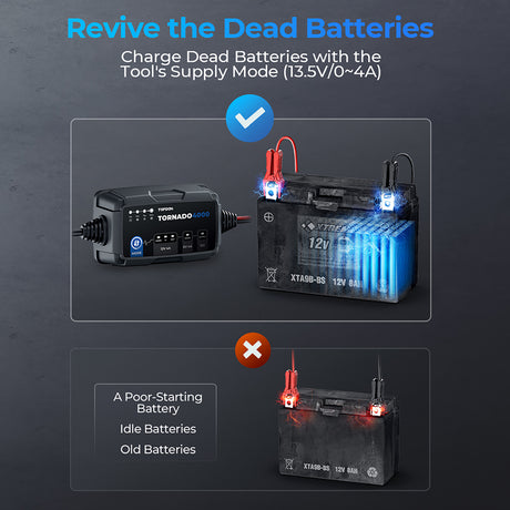 TopDon T4000C 4A Smart Battery Charger Additional Image 10
