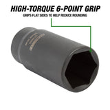 OEMTOOLS 37320 6 Pt. Axle Nut Socket Set Additional Image 3