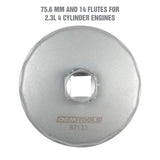 OEMTOOLS 87133 75.6 mm Mazda/Ford Cap Filter Wrench Additional Image 1