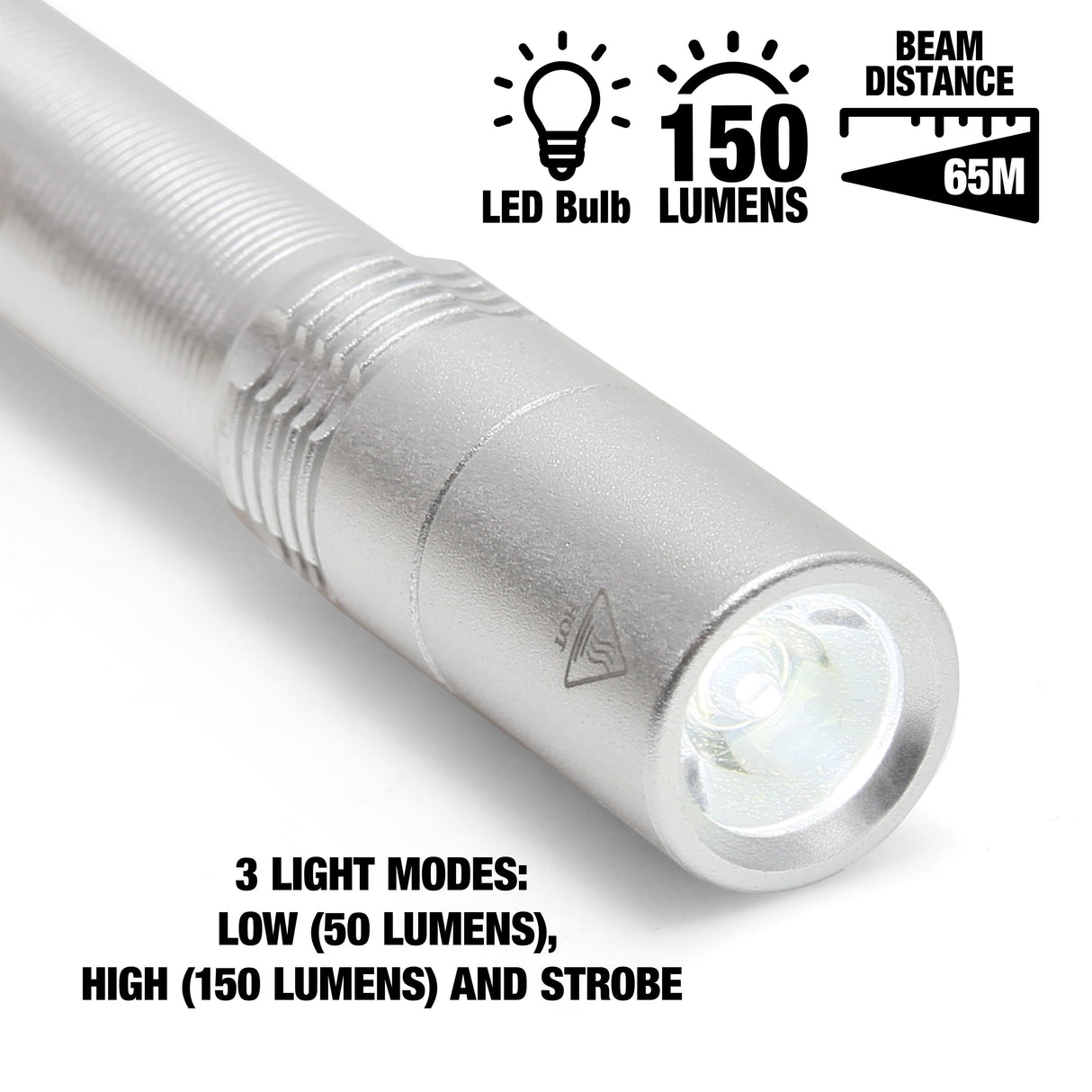 GreatLite 32839 Cree LED Silver Pen Light Additional Image 1