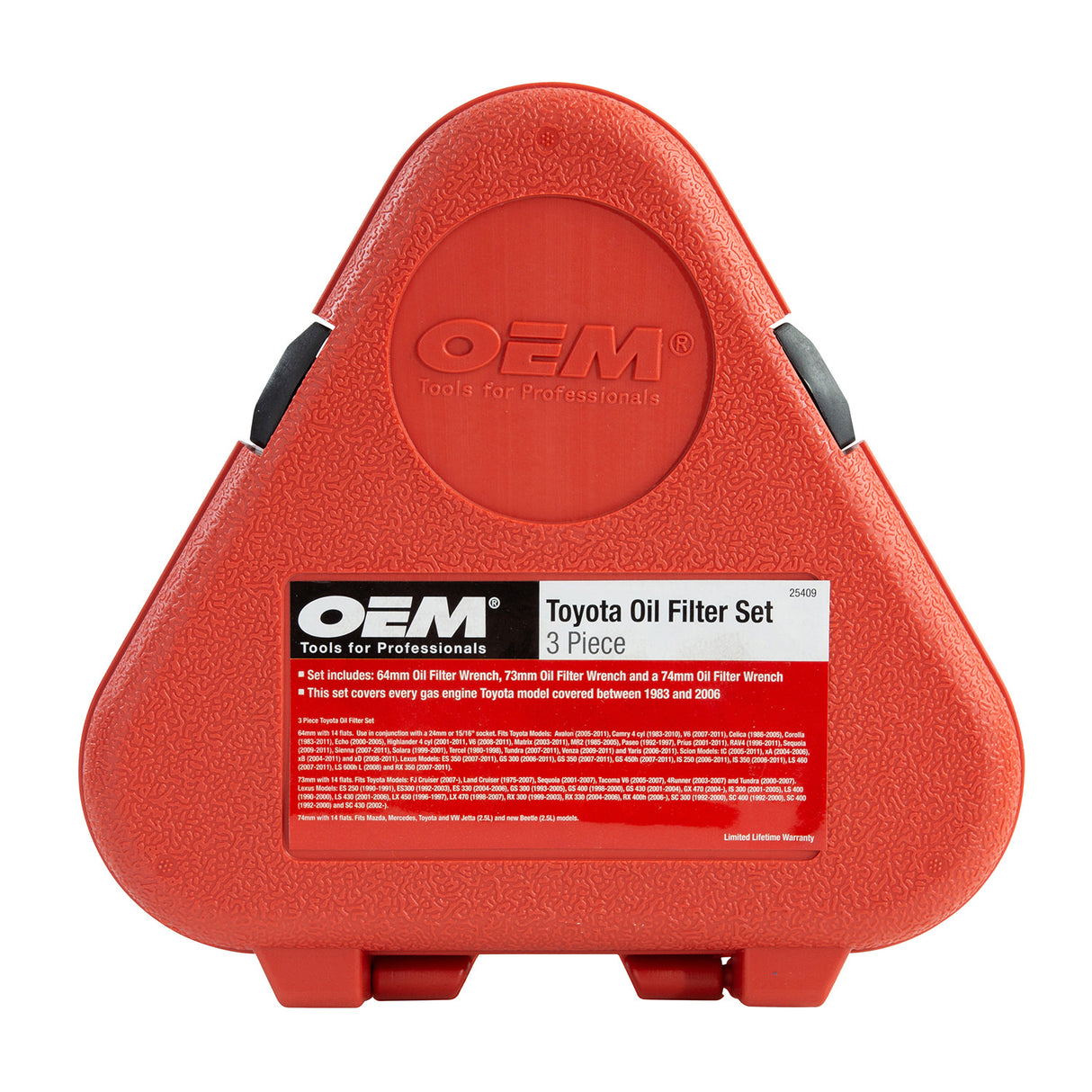 OEMTOOLS 25409 Toyota/Lexus Oil Filter Cap Wrench Set Additional Image 4