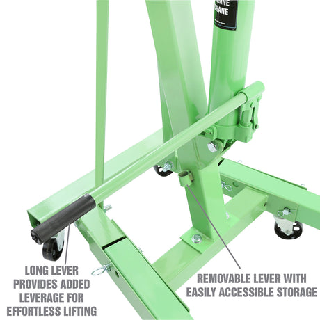 OEMTOOLS 24830 2 Ton Folding Engine Shop Crane Additional Image 2