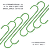 OEMTOOLS 24518 Brake Caliper Hanger Set (8 Pack) Additional Image 3