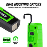 OEMTOOLS 32124 400 Lumens Portable Dual Mode LED Work Light With Multi-Position Mounting Additional Image 2