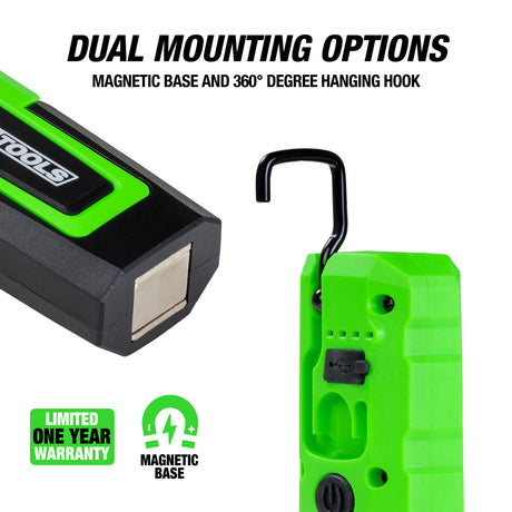 OEMTOOLS 32124 400 Lumens Portable Dual Mode LED Work Light With Multi-Position Mounting Additional Image 2
