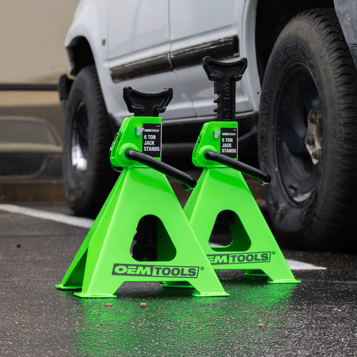 OEMTOOLS 24788 6 Ton Jack Stands with Pin (Pair) Additional Image 7