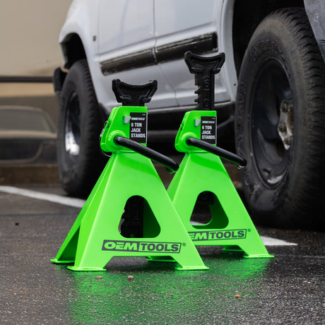 OEMTOOLS 24788 6 Ton Jack Stands with Pin (Pair) Additional Image 7