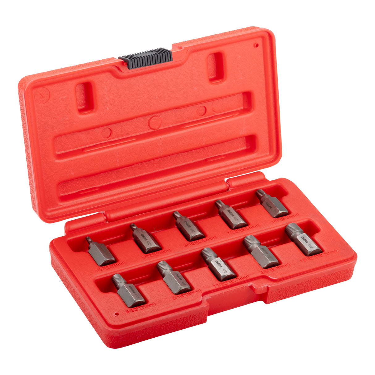 OEMTOOLS 24375 10 Piece Multi-Spline Screw Extractor Set Additional Image 1