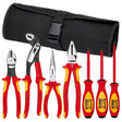 Knipex 9K989825US 7 Piece Plier & Screwdriver Set-1000V Insulated Pouch Set Main Image