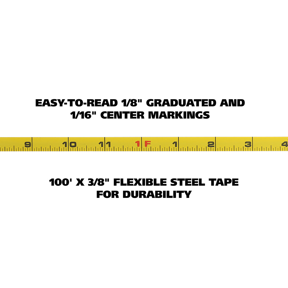 GreatNeck 100E Steel Long Tape (100 Ft.) Additional Image 3