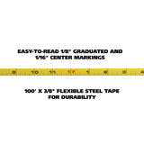 GreatNeck 100E Steel Long Tape (100 Ft.) Additional Image 3