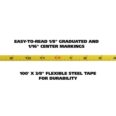 GreatNeck 100E Steel Long Tape (100 Ft.) Additional Image 3