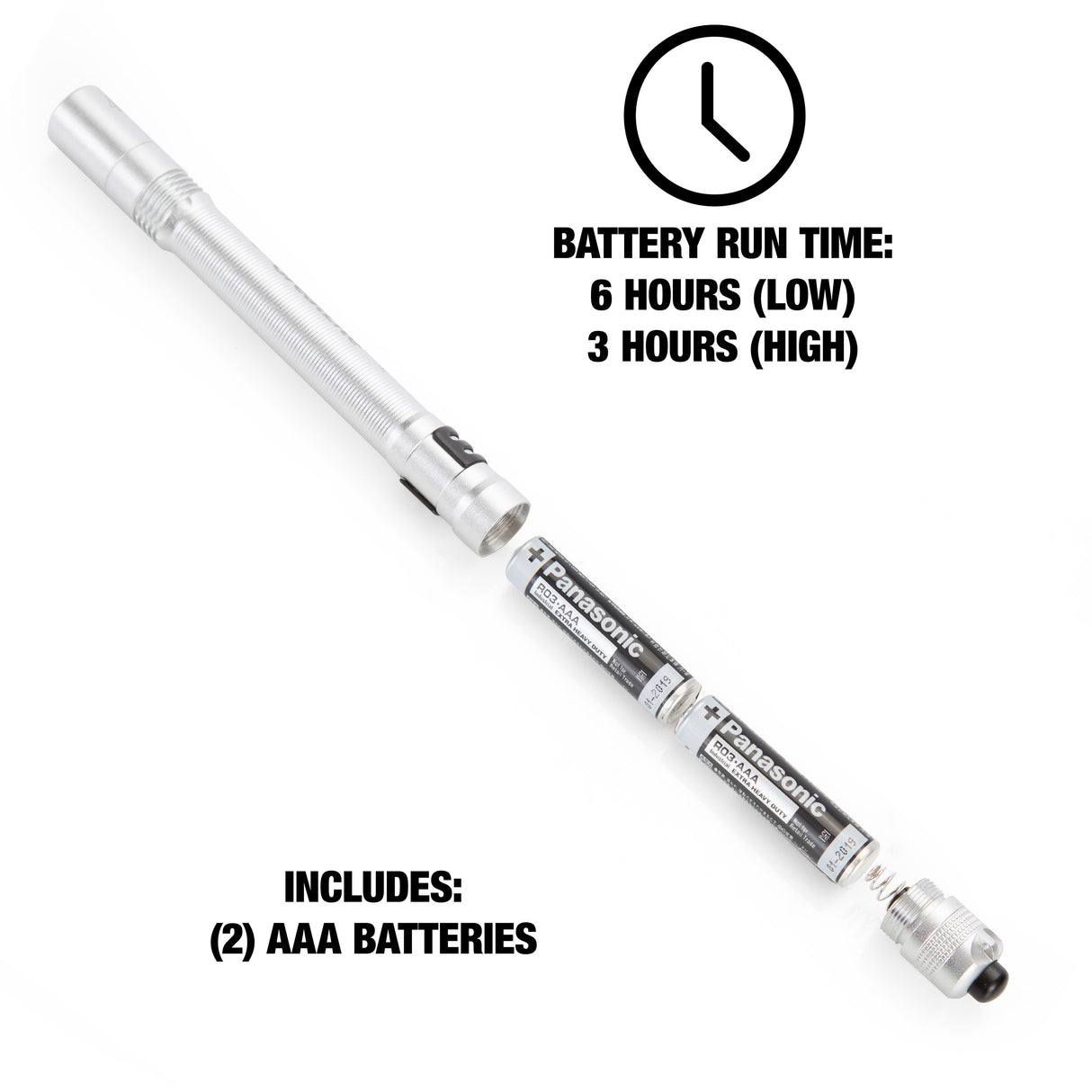 GreatLite 32839 Cree LED Silver Pen Light Additional Image 3