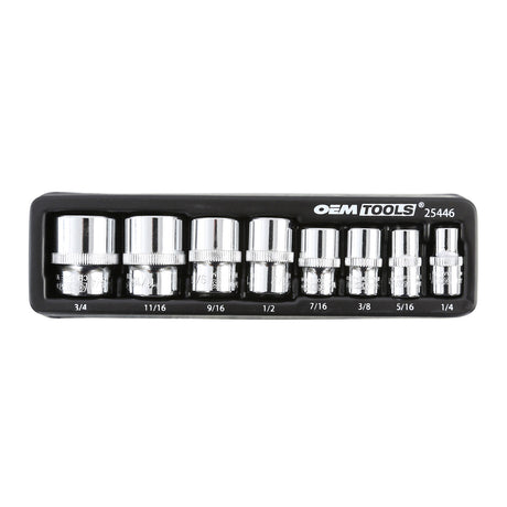 OEMTOOLS 25446 3/8in. Drive Super Grip Socket Set- SAE Additional Image 1