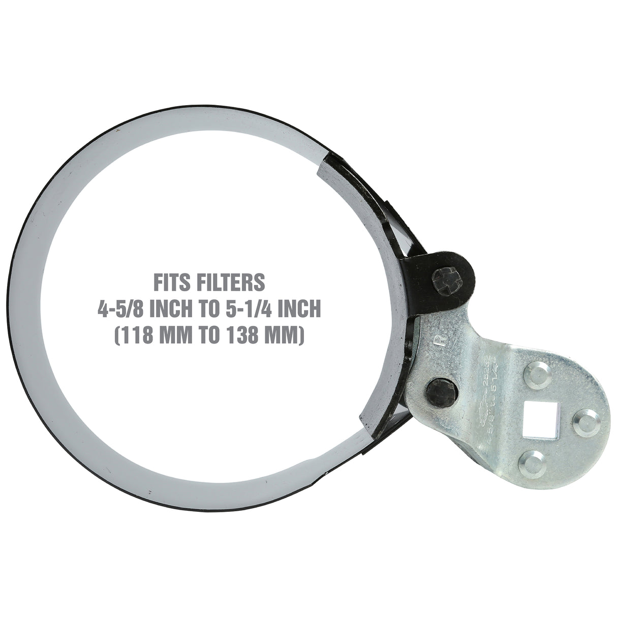 OEMTOOLS 25232 4-5/8in. to 5-1/4in. Heavy Duty Truck Oil Filter Wrench Additional Image 1