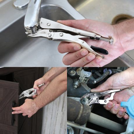 GreatNeck 74230 5-Piece Locking Plier Set Additional Image 5