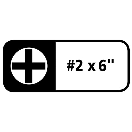 GreatNeck 73123 #2 x 6 Inch Phillips Square Shank Screwdriver Additional Image 7