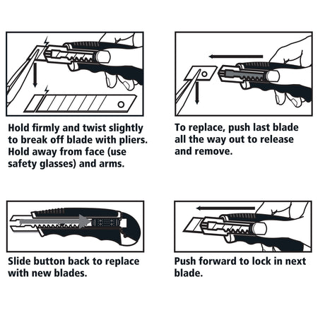 GreatNeck 80026 Speed Feed Snap-Off Knife Additional Image 6