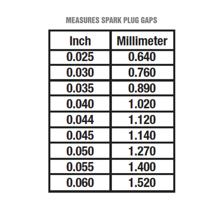 OEMTOOLS 25442 9 Wire Spark Plug Gap Gauge Additional Image 3