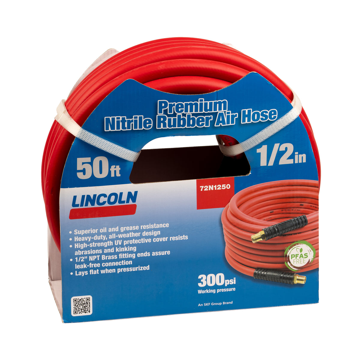 Lincoln 72N1250 50' 1/2in. Nitrile Rubber Hose Additional Image 1