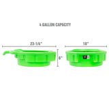 OEMTOOLS 87034 4 Gallon Oil Drain Pan - Green Additional Image 1