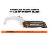 GreatNeck 74009 10-Inch Close-Quarter Hacksaw Additional Image 5