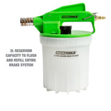 OEMTOOLS 22506 2 L Vacuum Brake Bleeder Kit w/2 L Brake Fluid Extractor and 1 L Automatic Refilling Bottle Additional Image 1