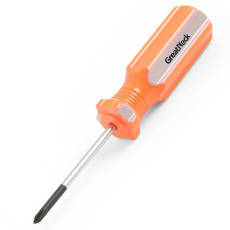 GreatNeck 73100 #0 x 1.5 Inch Phillips Round Shank Screwdriver Main Image