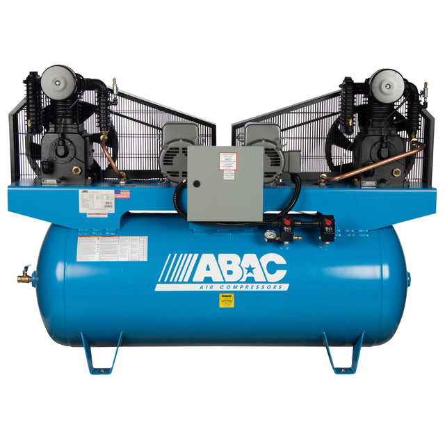 ABAC ABC5-23120HD 5 HP Duplex 2x5 230V 3Ph Air Compressor Main Image