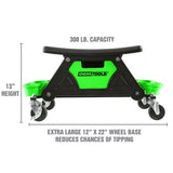 OEMTOOLS 24986 Heavy-Duty Rolling Workbench and Creeper Seat Additional Image 5
