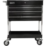 Homak 34PSCBK 34in. Professional 3 Drawer Service Cart - Black Additional Image 1