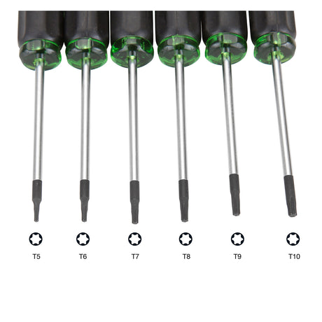 OEMTOOLS 22559 6-Piece Precision Star Screwdriver Set Additional Image 2