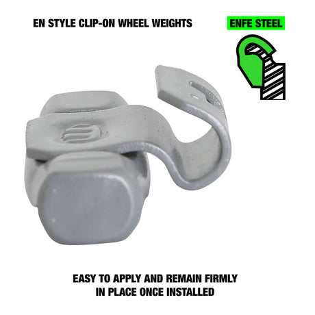OEMTOOLS 23279 25 gm. EN Style Steel Wheel Weight - 1 Box of 25 Additional Image 2