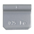 OEMTOOLS 23238 0.25 Oz. T Style Steel Wheel Weight - 1 Box of 25 Main Image