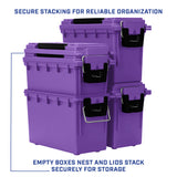 Sheffield 12632- Field Box- Purple, Made in the U.S.A. Additional Image 5