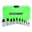 OEMTOOLS 23906 10 Piece 1/4in. Drive Magnetic Triple Square Bit Socket Set Main Image