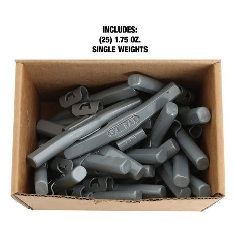 OEMTOOLS 23295 1.75 Oz. LH Style Steel Wheel Weight - 1 Box of 25 Additional Image 4