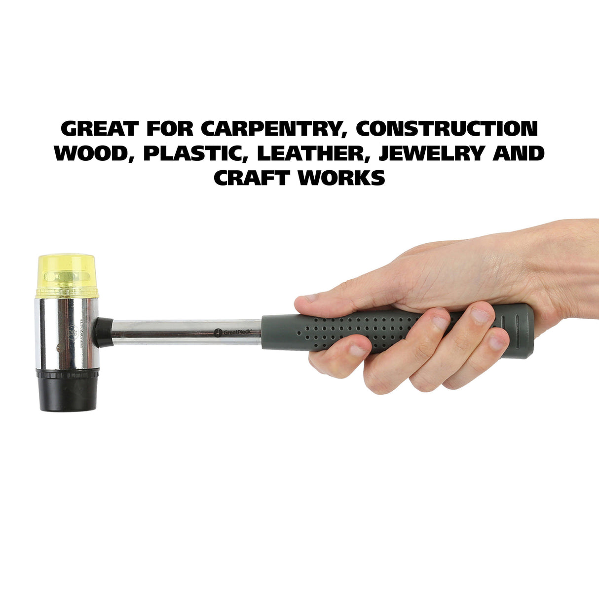 GreatNeck 55PM Steel Plastic/Rubber Mallet (12 Oz.) Additional Image 5