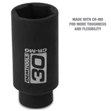 OEMTOOLS 25203 1/2 Inch Drive Axle Nut Socket (30 mm) Additional Image 2