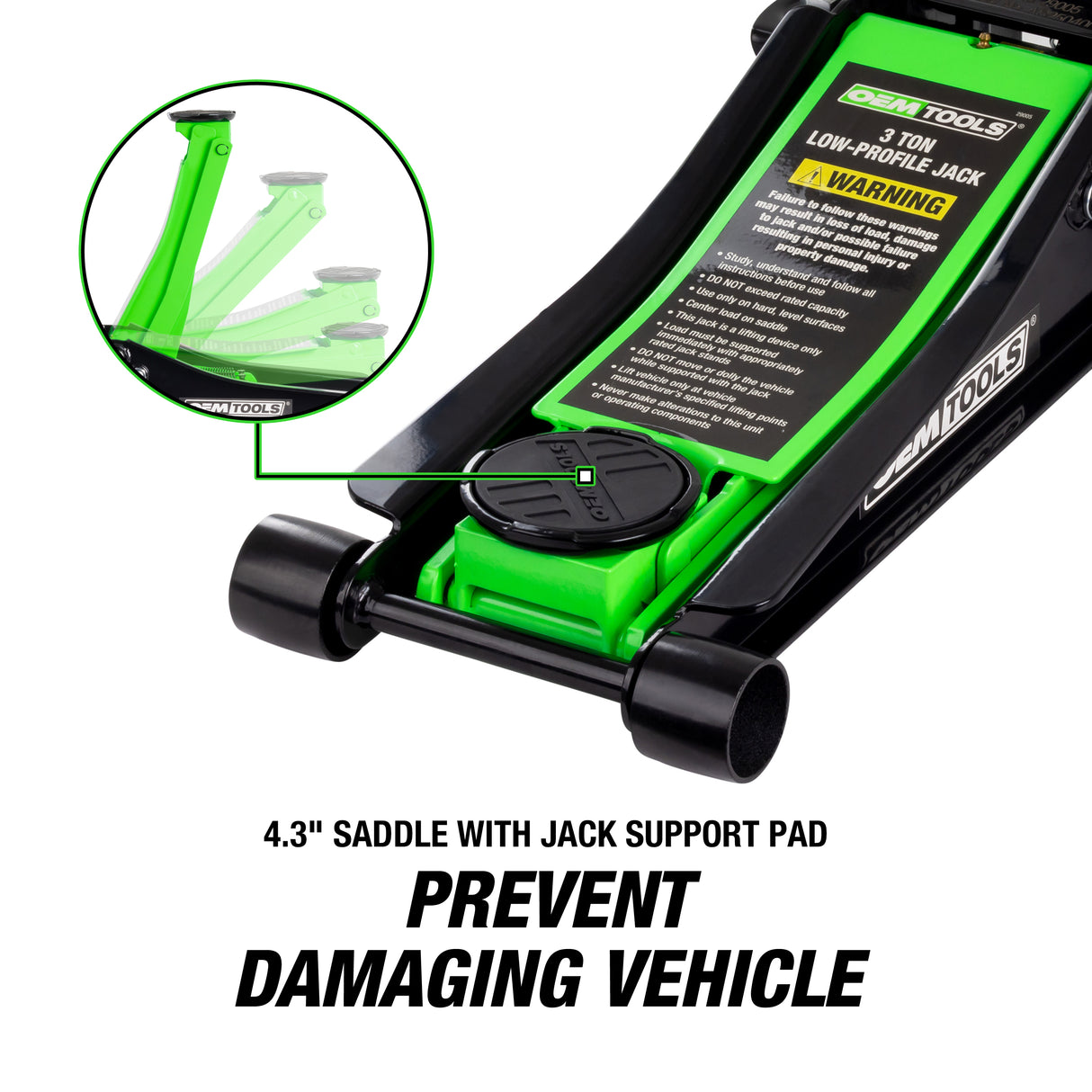 OEMTOOLS 29005 3-Ton Low-Profile Jack Additional Image 6
