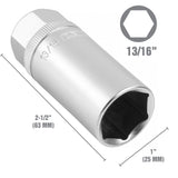 OEMTOOLS 22889 13/16 Inch 1/2in. Drive Magnetic Spark Plug Socket Additional Image 1