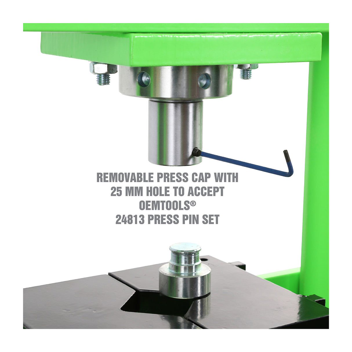 OEMTOOLS 25087 Air Hydraulic 20 Ton Shop Press with Double Speed Pump Additional Image 4