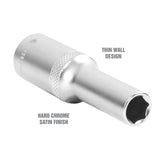 OEMTOOLS 22440 1/2 Inch Drive 6 Pt. Deep Wall Socket (10 mm) Additional Image 2