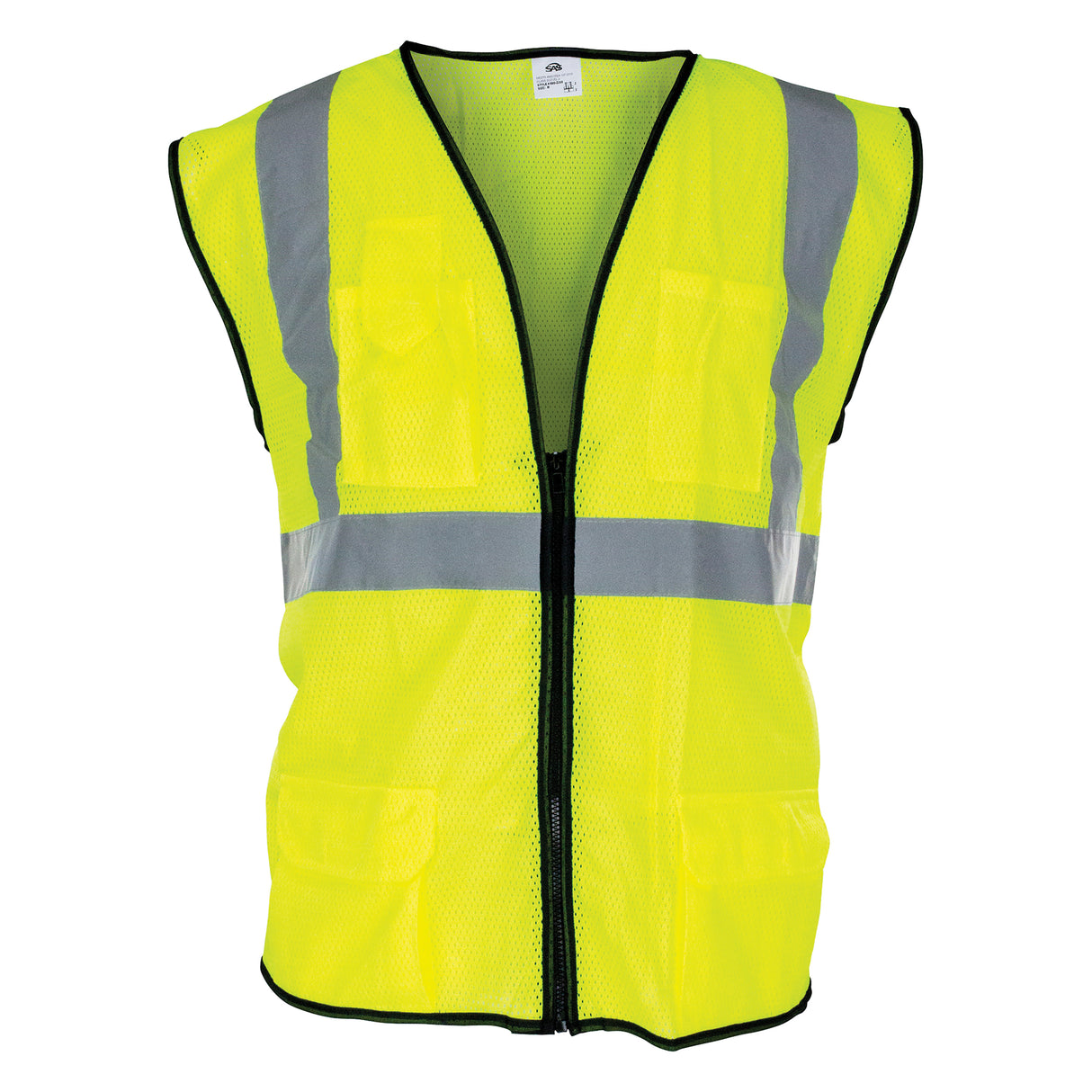 SAS 690-2210 ANSI Class-2 Surveyor's Vest Yellow, X-Large Main Image